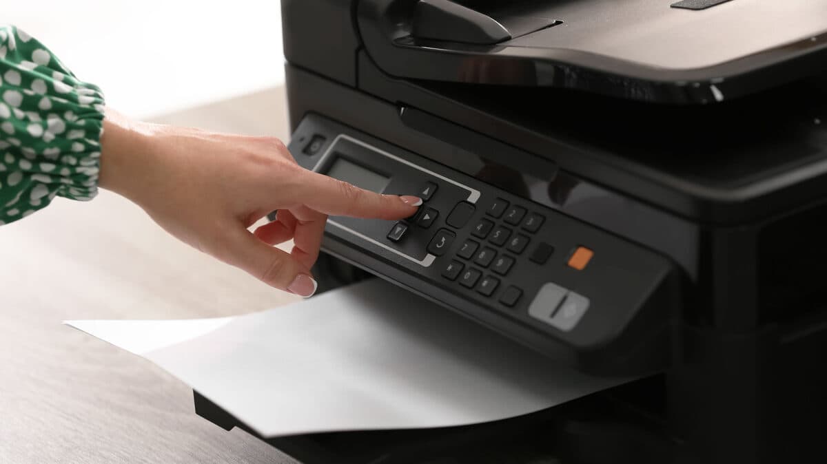Printer company serves malware