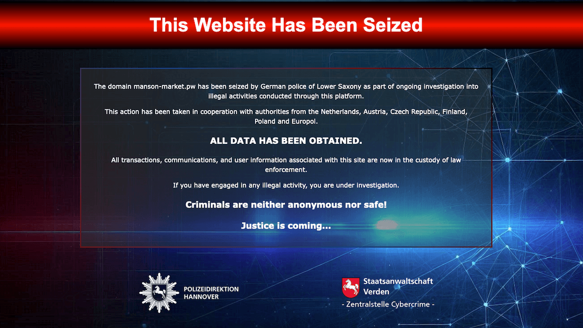 Manson Market takedown