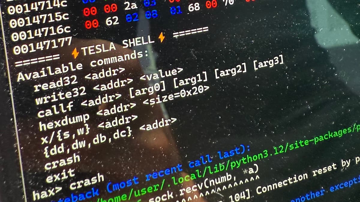 Pwn2Own Tesla charger exploits