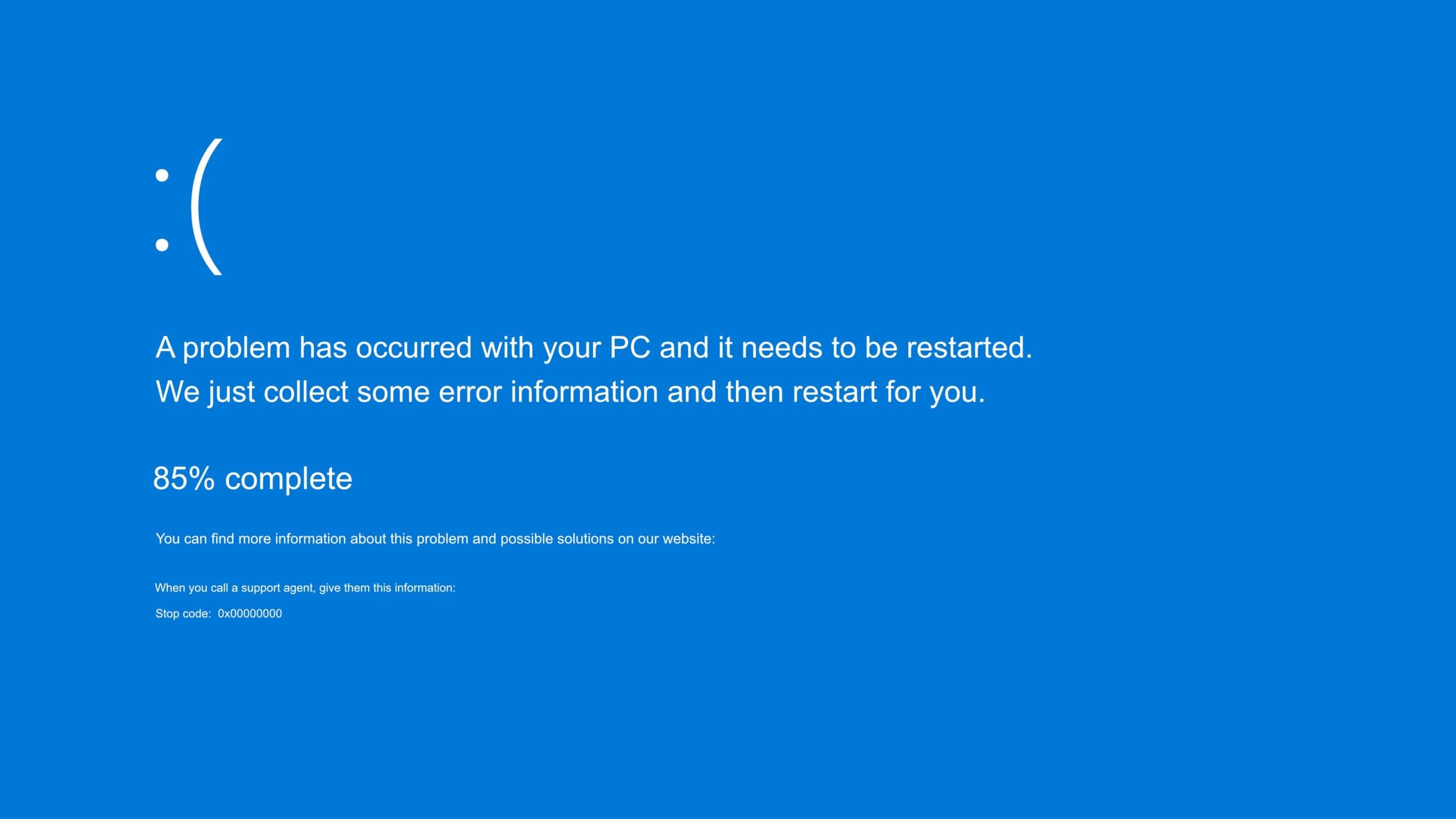 Blue Screen of Death