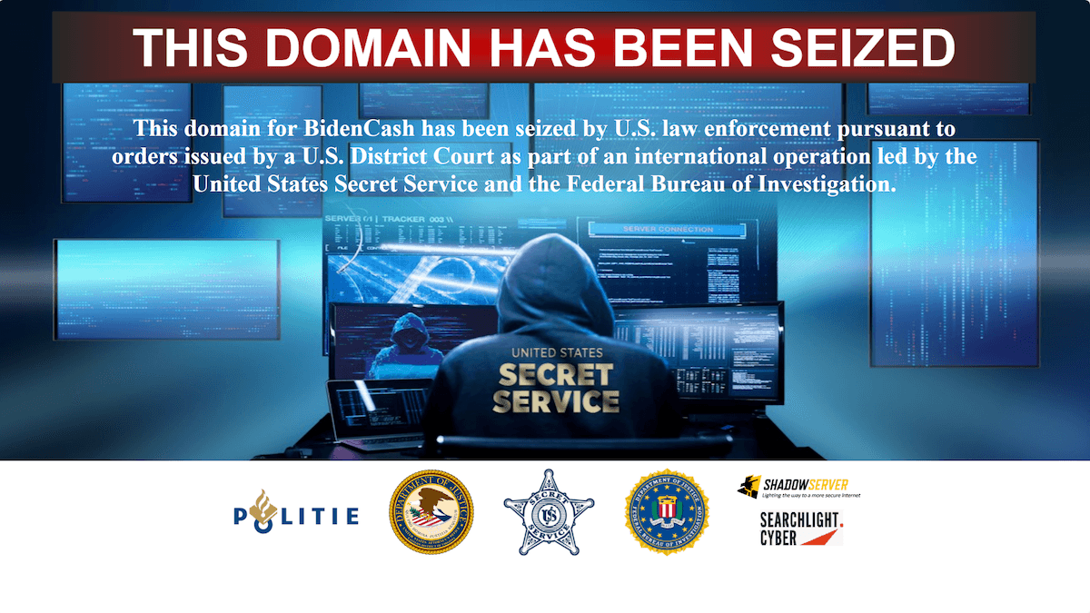 BidenCash takedown